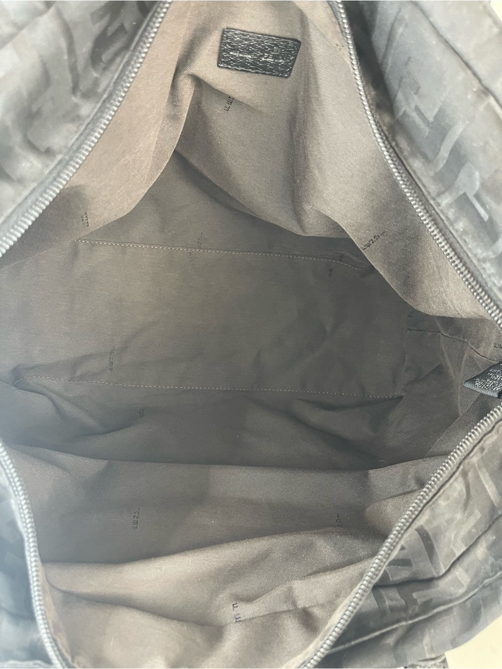 Fendi black Zucca nylon tote bag - Picture 11 of 15